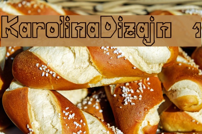 KarolinaDizajn 1 Font examples