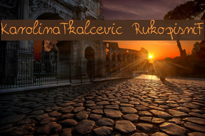 KarolinaTkalcevic RukopisniF Example 1