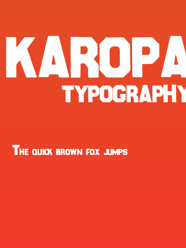 KaropapierRegular Poster
