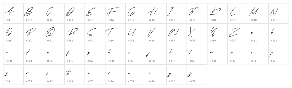 Karstar Free Regular Character Map