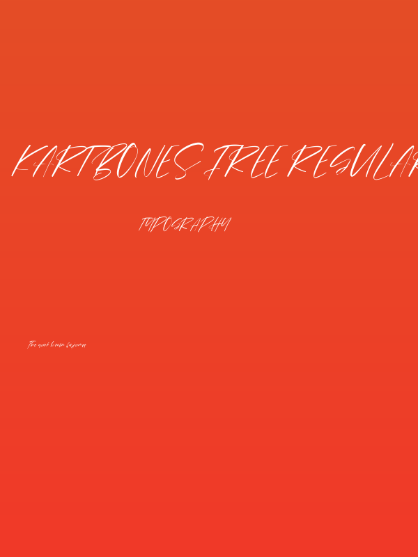 Kartbones Free Regular Poster