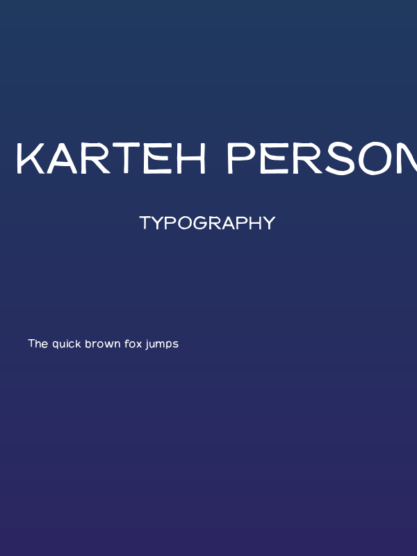 Karteh-Personaluse Poster