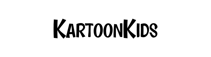 Kartoon Kids Caratteri