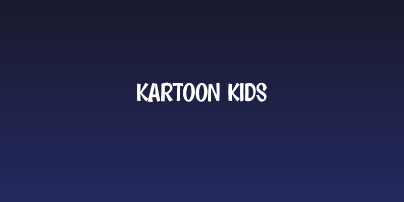 Kartoon Kids Social Header