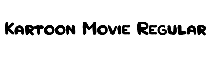 Kartoon Movie Regular  नि: शुल्क फ़ॉन्ट्स डाउनलोड