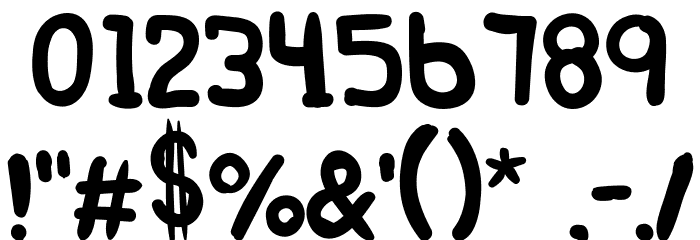 Kartoon Movie Regular Schriftart Anderer Schreiben