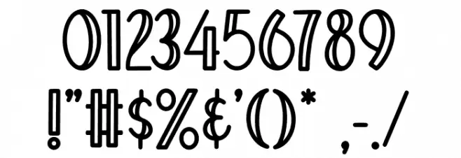 Kartoon Font OTHER CHARS