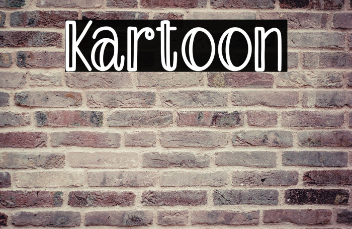 Kartoon Font examples