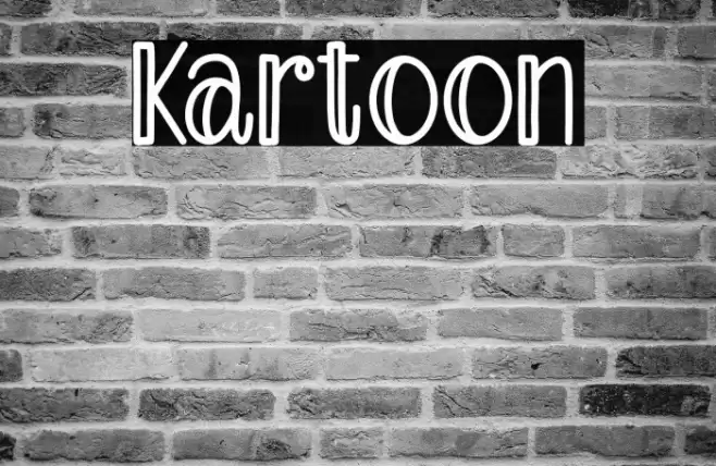 Kartoon خط examples