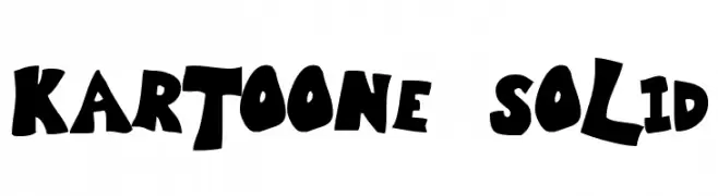 Kartoone Solid  font caratteri gratis