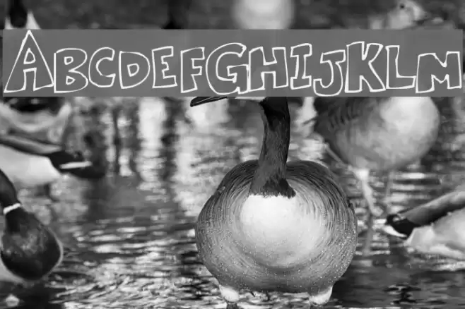 Kartoone Font examples