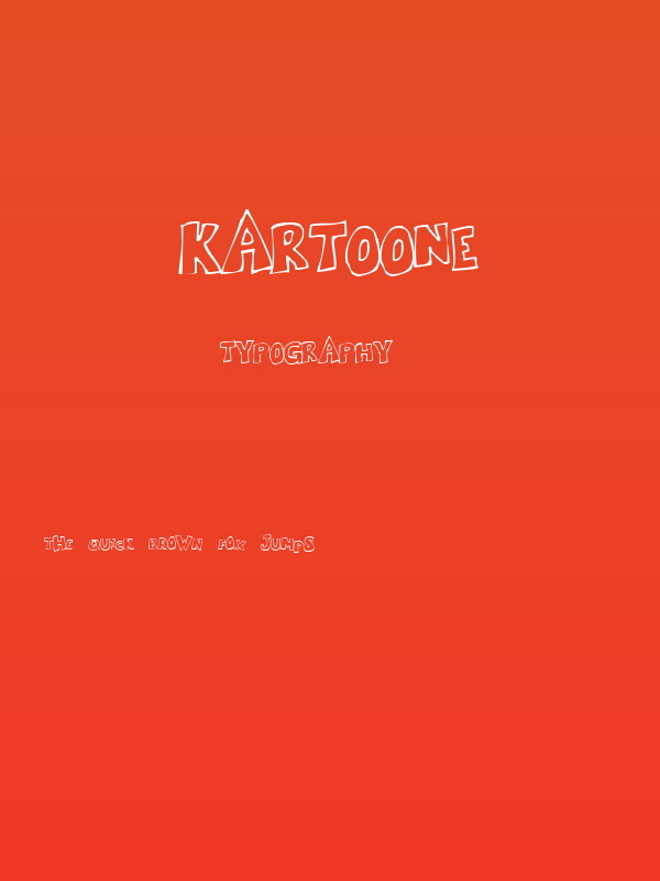 Kartoone Poster
