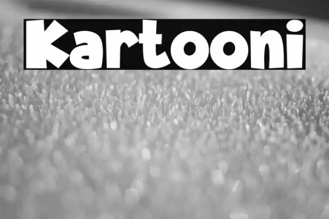 Kartooni Font examples
