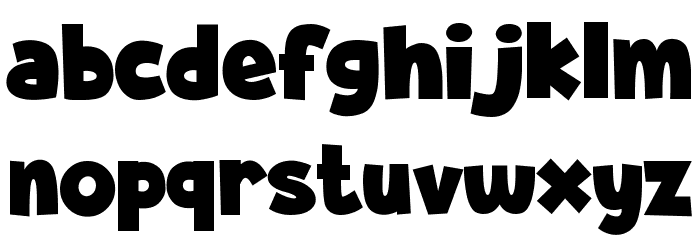 Kartooni Font LOWERCASE