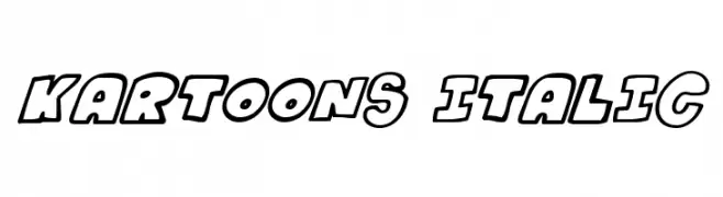 Kartoons Italic  Fuentes Gratis Descargar