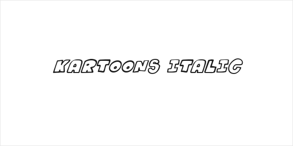 Kartoons Italic Logo