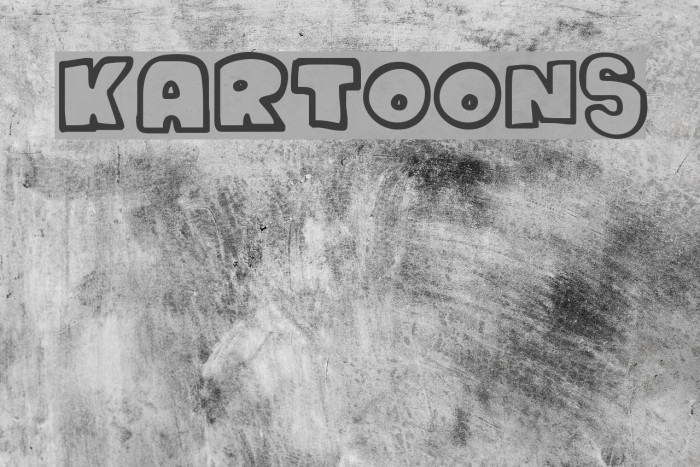 Kartoons Font examples