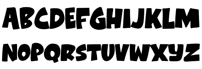 Kartun Font LOWERCASE
