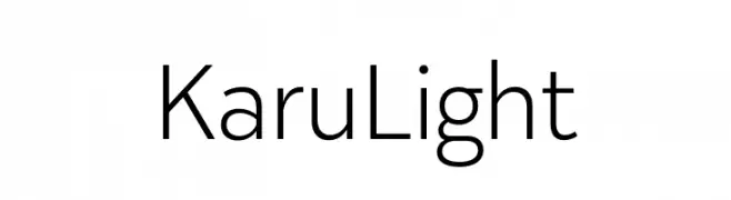 Karu Light  Fuentes Gratis Descargar