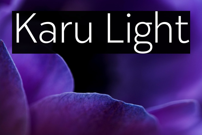 Karu Light Example 2