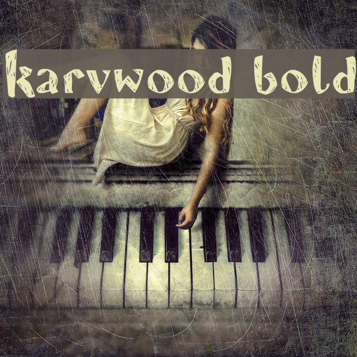 Karvwood bold Font examples