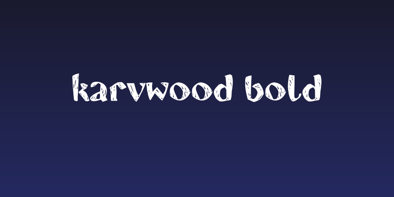 Karvwood bold Social Header