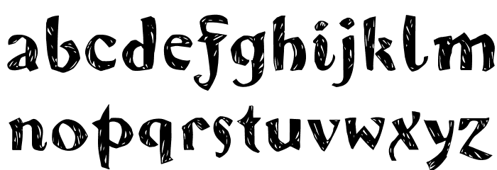 Karvwood bold Font LOWERCASE