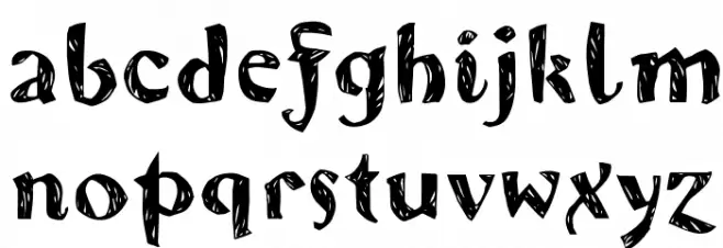 Karvwood bold خط أحرف صغيرة