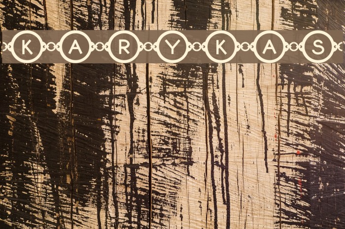 Karykas Font examples