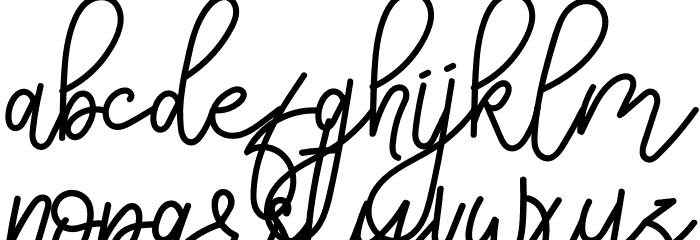 Karyland Font LOWERCASE