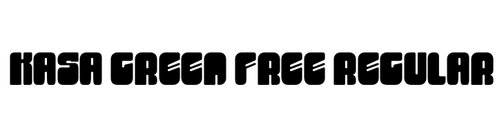 Kasa Green Free Regular  フリーフォントのダウンロード