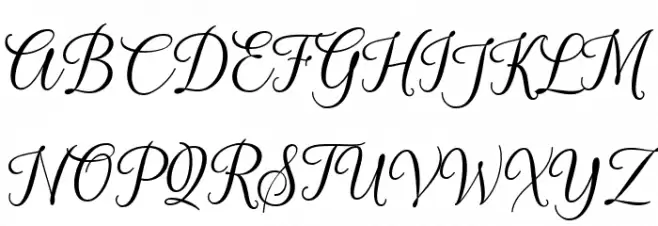 KasandraScript Fonte MAIÚSCULAS
