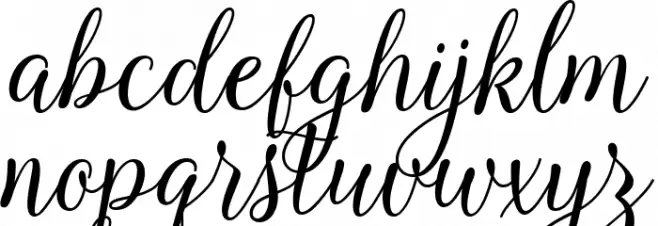 KasandraScript Шрифта строчной