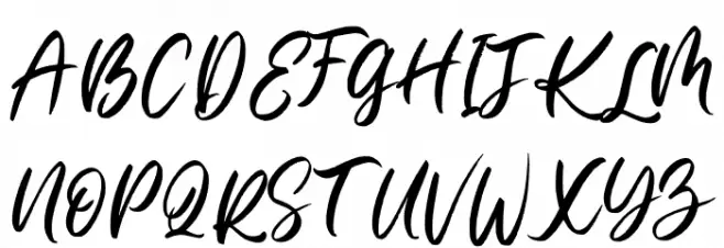Kasdio Personal Use Schriftart Groß