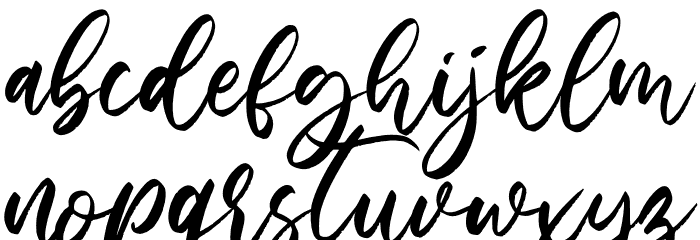 Kasdio Personal Use Font LOWERCASE