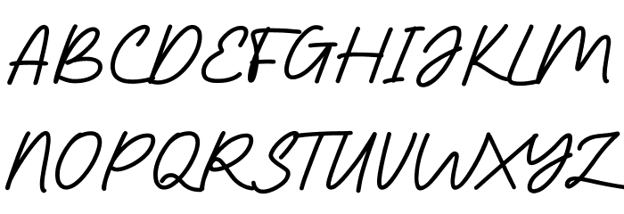 Kashafa Font UPPERCASE