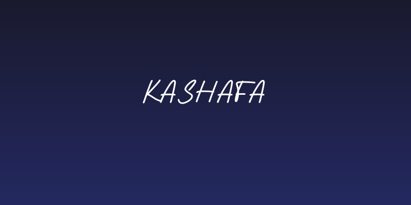 Kashafa Social Header