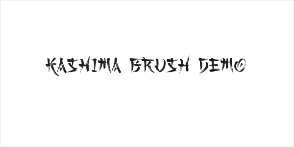 Kashima Brush Demo Logo