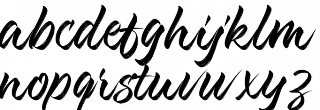 Kashina-Regular Schriftart Kleinbuchstaben