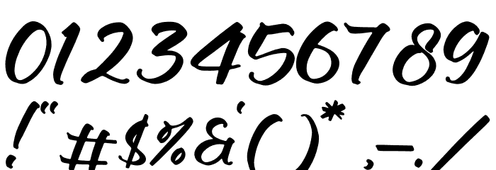 Kashmir Revenge Font OTHER CHARS