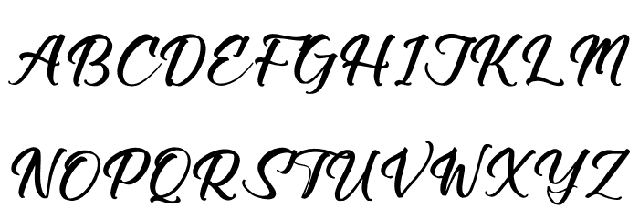 Kashmir Revenge Font UPPERCASE