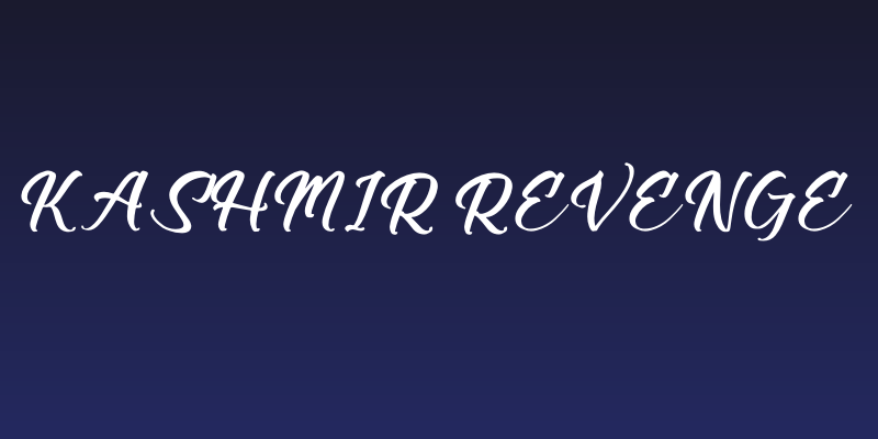 Kashmir Revenge Social Header