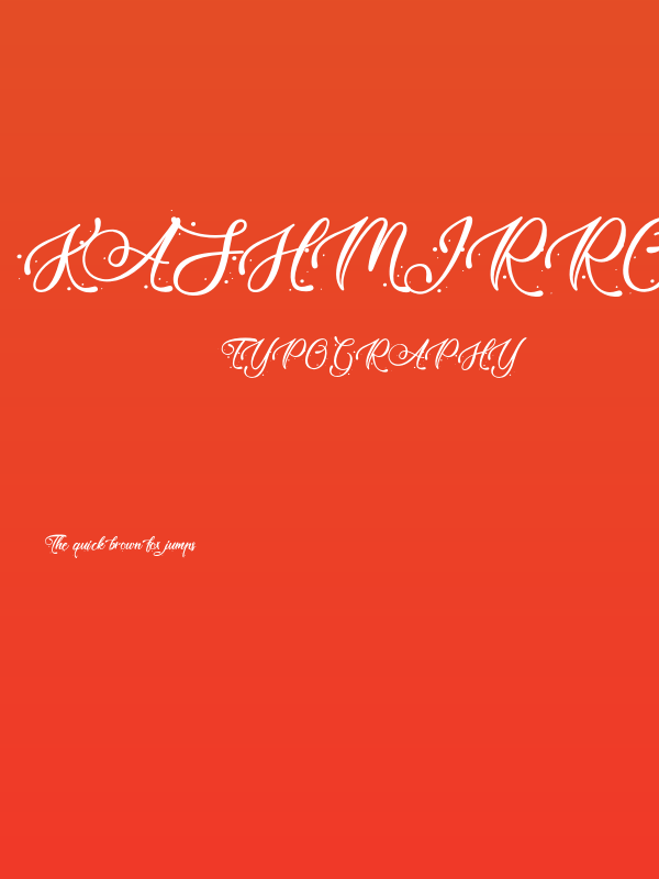 KashmirRosy-PersonalUse Poster