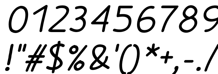 Kasih Bold Italic Font OTHER CHARS