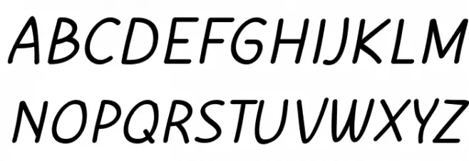 Kasih Bold Italic Polices MAJUSCULES