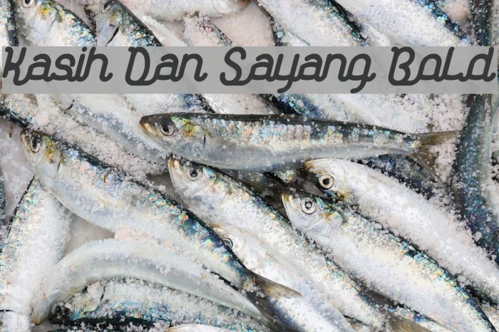 Kasih Dan Sayang Bold Example 2