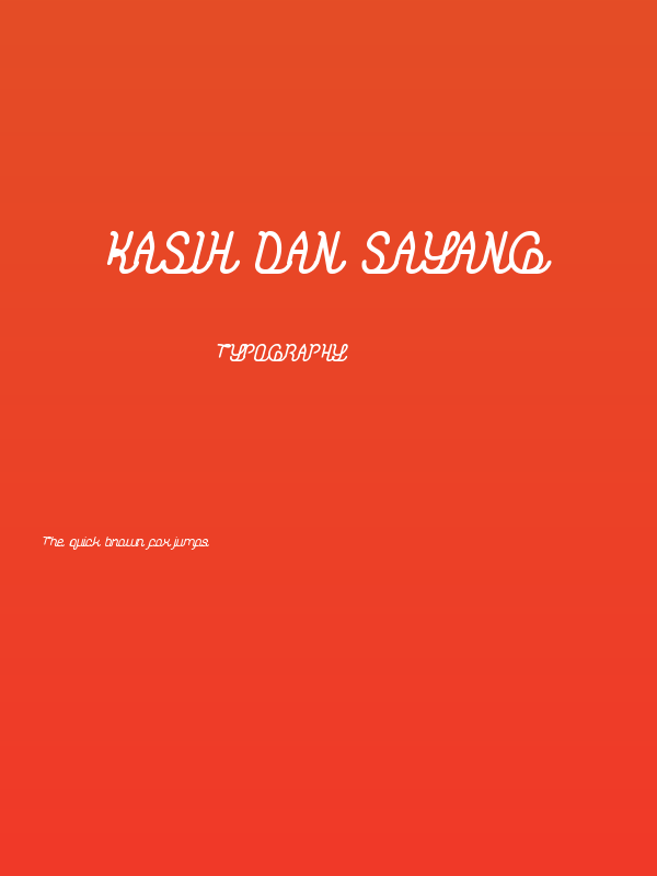Kasih Dan Sayang Poster