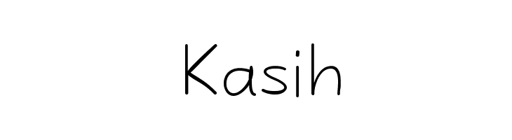 Kasih  Скачать бесплатные шрифты