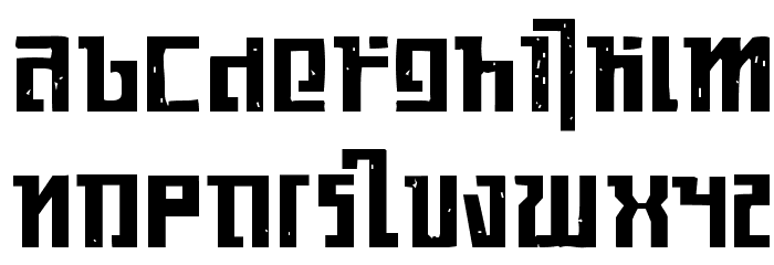 Kasikorn Metacide Font LOWERCASE