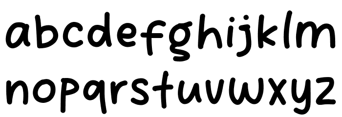 Kasitau Schriftart Kleinbuchstaben